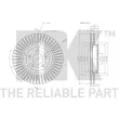 NK 209319 - Jeu de 2 disques de frein avant