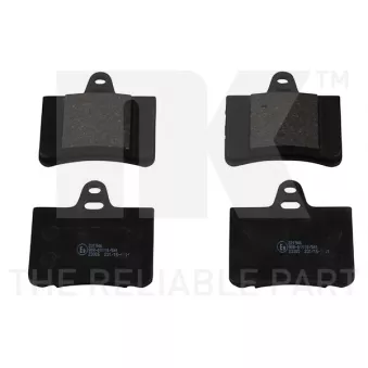 Jeu de 4 plaquettes de frein arrière NK OEM 425217