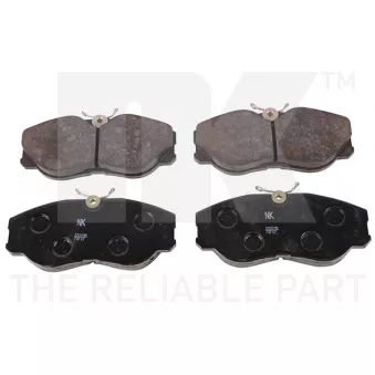 Jeu de 4 plaquettes de frein avant NK 222235