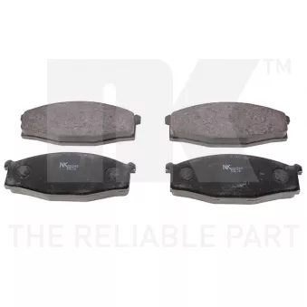 Jeu de 4 plaquettes de frein avant NK 222243