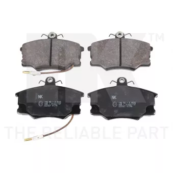 Jeu de 4 plaquettes de frein avant NK OEM 792159