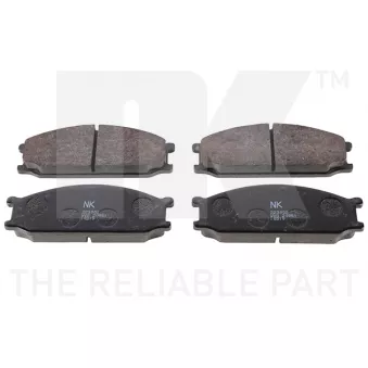 Jeu de 4 plaquettes de frein avant NK OEM MB150824