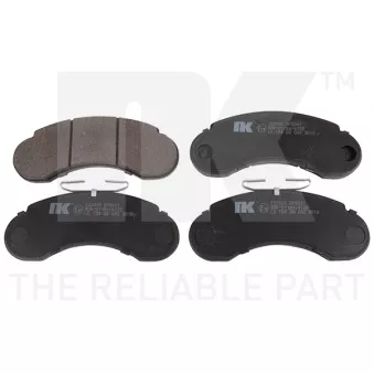 Jeu de 4 plaquettes de frein avant NK OEM A6014217720