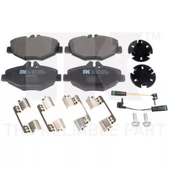 Jeu de 4 plaquettes de frein avant NK OEM A0034206520