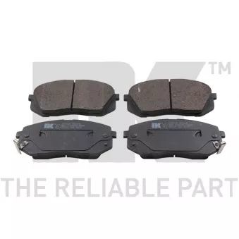 Jeu de 4 plaquettes de frein avant NK 223528