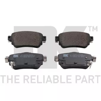 NK 223973 - Jeu de 4 plaquettes de frein avant