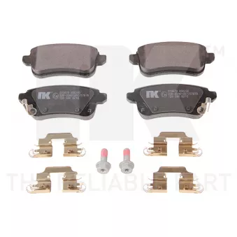 Jeu de 4 plaquettes de frein arrière NK OEM 440607082R