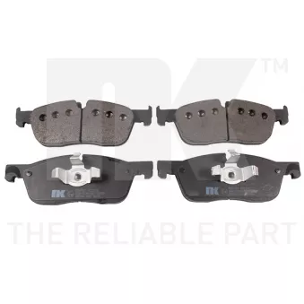 Jeu de 4 plaquettes de frein avant NK OEM LR160435
