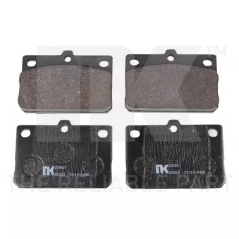 Jeu de 4 plaquettes de frein avant NK OEM 0449112080