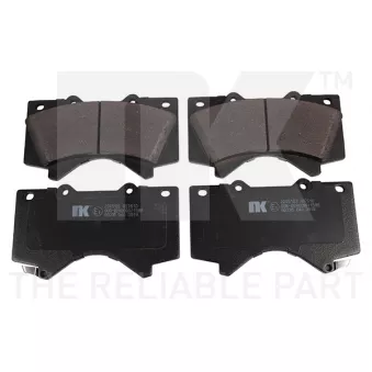 Jeu de 4 plaquettes de frein avant NK OEM 0446560330