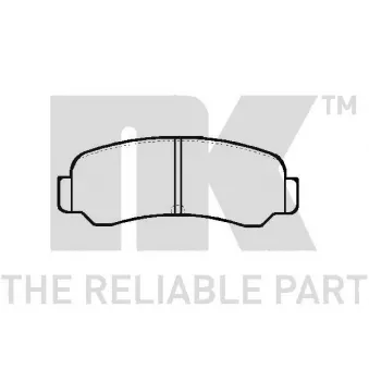 Jeu de 4 plaquettes de frein arrière NK OEM 0449212030