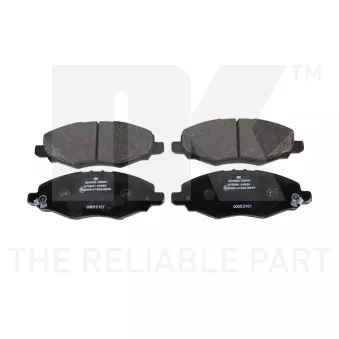 Jeu de 4 plaquettes de frein avant NK OEM 044650K130