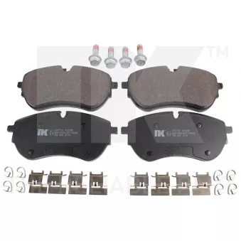 Jeu de 4 plaquettes de frein avant NK OEM 2H6698151