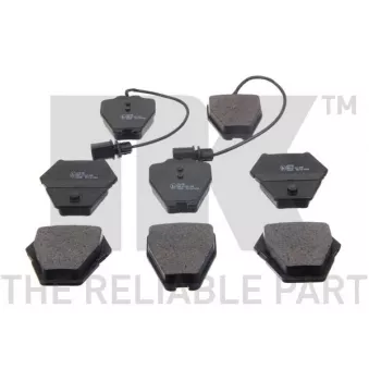 Jeu de 4 plaquettes de frein avant NK OEM 4B0698151L