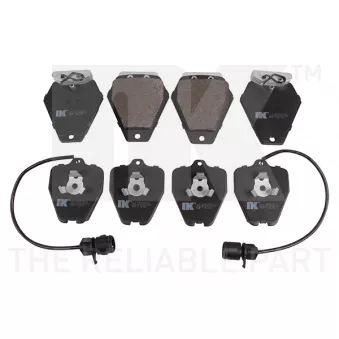 Jeu de 4 plaquettes de frein avant NK OEM 4A0698151D