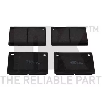 Jeu de 4 plaquettes de frein avant NK OEM 2758944