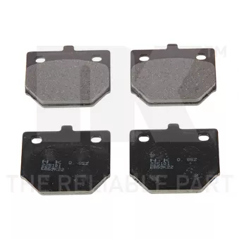 Jeu de 4 plaquettes de frein avant NK OEM 0449187701