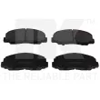 NK 225110 - Jeu de 4 plaquettes de frein avant