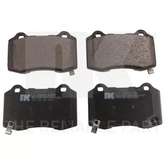 Jeu de 4 plaquettes de frein arrière NK OEM 106833100C