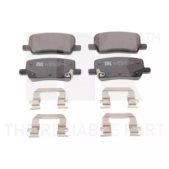 Jeu de 4 plaquettes de frein arrière NK OEM 109741600B