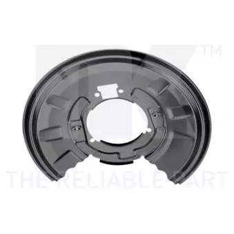 Déflecteur, disque de frein arrière gauche NK OEM 34211166107