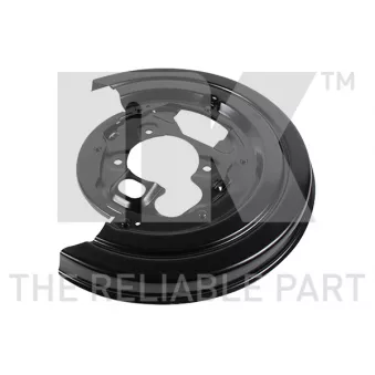 Déflecteur, disque de frein arrière gauche NK 234792