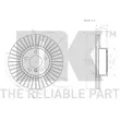 NK 3115104 - Jeu de 2 disques de frein avant