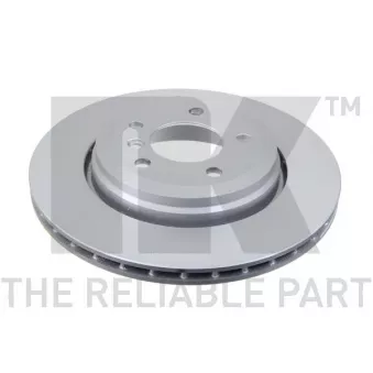Jeu de 2 disques de frein arrière NK OEM 34201166073