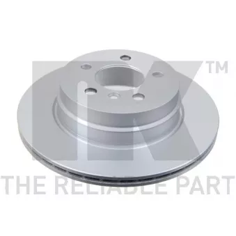 Jeu de 2 disques de frein arrière NK OEM 34216868940