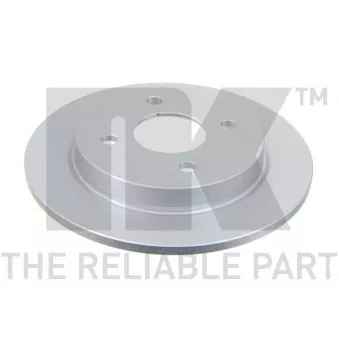 Jeu de 2 disques de frein arrière NK OEM 7204066