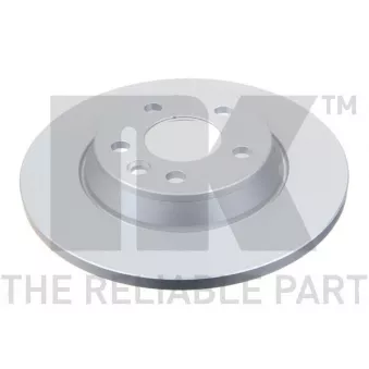 Jeu de 2 disques de frein arrière NK OEM 7D0615601C