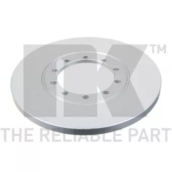 Jeu de 2 disques de frein arrière NK OEM 2262937
