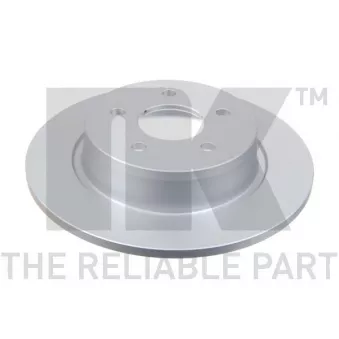 Jeu de 2 disques de frein arrière NK 312583