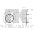NK 312644 - Jeu de 2 disques de frein arrière
