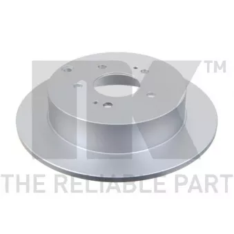 Jeu de 2 disques de frein arrière NK 313047