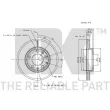 NK 313241 - Jeu de 2 disques de frein avant