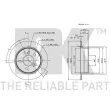NK 313307 - Jeu de 2 disques de frein arrière