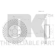 NK 3133100 - Jeu de 2 disques de frein avant