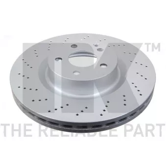 Jeu de 2 disques de frein avant NK OEM A2074210012