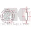 NK 3133138 - Jeu de 2 disques de frein arrière
