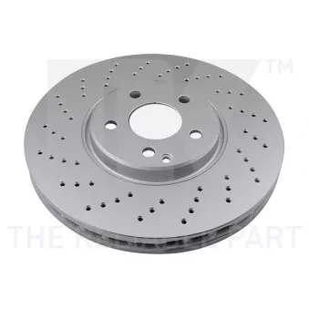 Jeu de 2 disques de frein avant NK OEM 2204211812