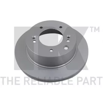Jeu de 2 disques de frein arrière NK OEM 584113E300