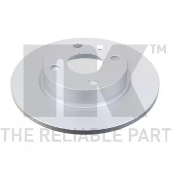 Jeu de 2 disques de frein arrière NK OEM 569112