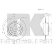 NK 313664 - Jeu de 2 disques de frein arrière
