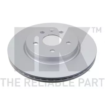 Jeu de 2 disques de frein arrière NK OEM 13501303