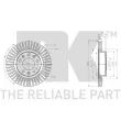 NK 313746 - Jeu de 2 disques de frein avant