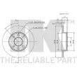 NK 313908 - Jeu de 2 disques de frein avant