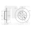 NK 313938 - Jeu de 2 disques de frein avant