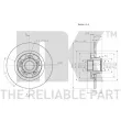NK 313975 - Jeu de 2 disques de frein arrière