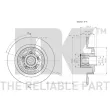 NK 313986 - Jeu de 2 disques de frein arrière